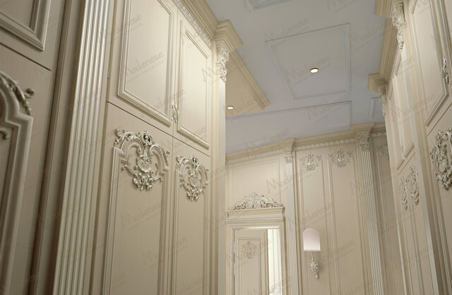 Гардеробная Baroque Silver